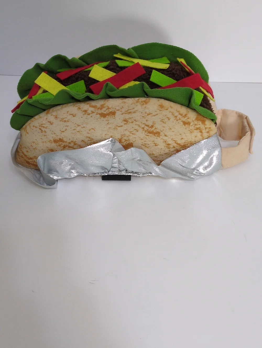 Pet Taco Costume Size XS Foil Wrapper Burrito Halloween Dog Apparel 84500-0019